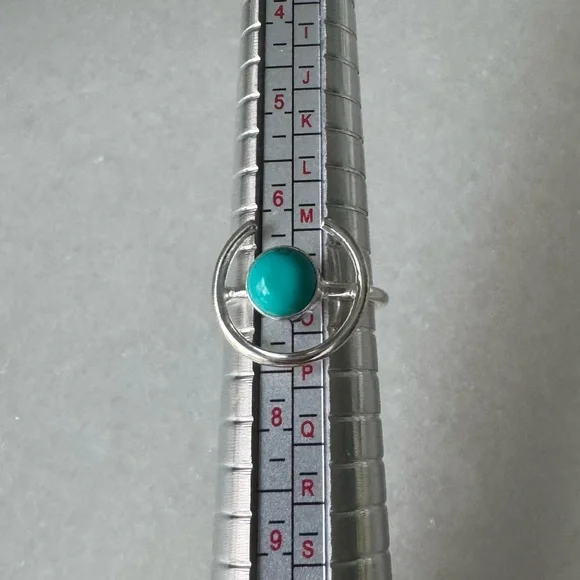 NWOT Sundance Cat’s Cradle Ring, Turquoise, Sterling Silver - Picture 6 of 6